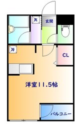 黒松駅 徒歩11分 1階の物件間取画像